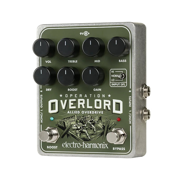 ELECTRO-HARMONIX OPERATION OVERLORD STEREO OVERDRIVE/DISTORTION