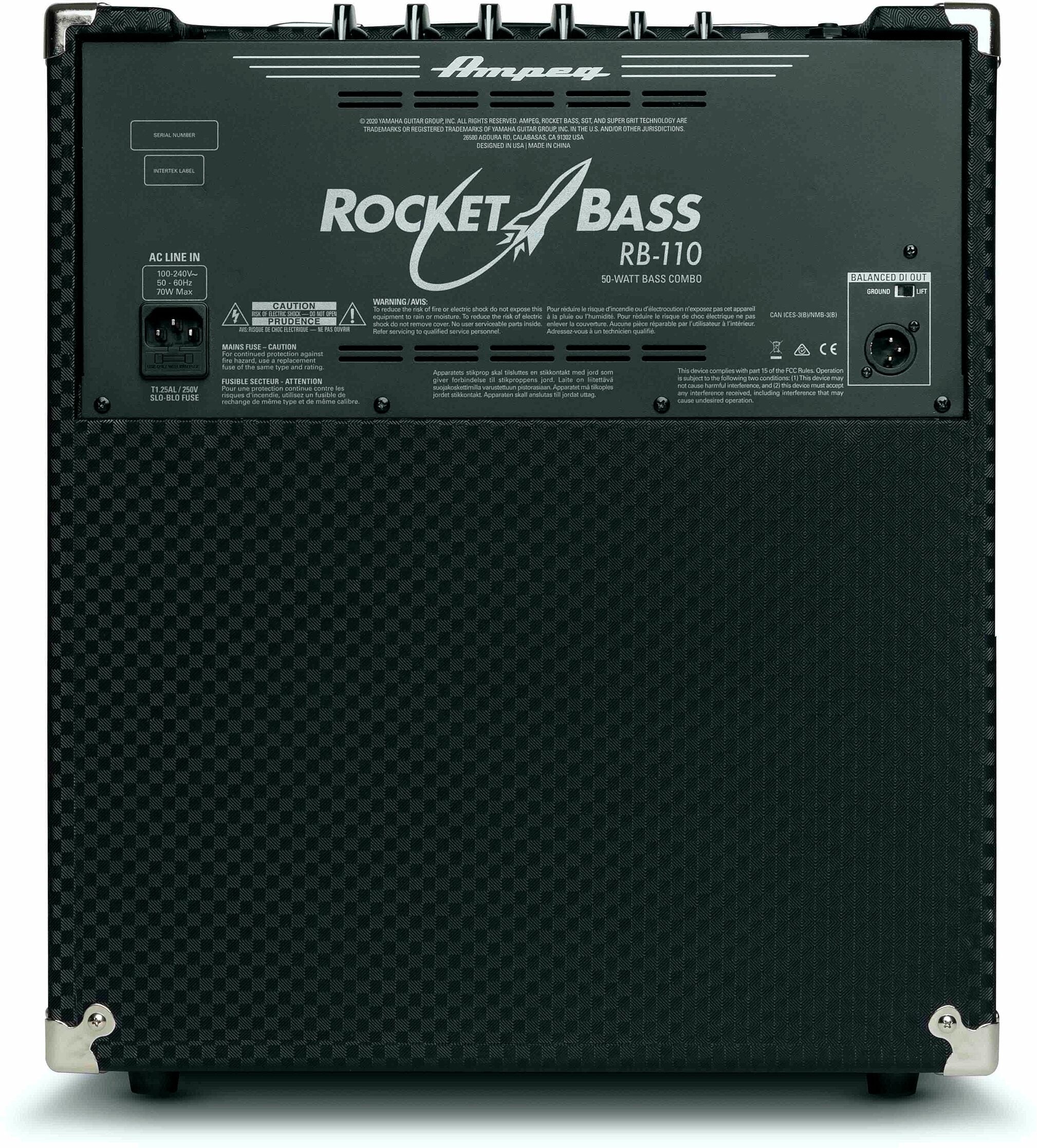 AMPEG ROCKET BASS RB-110 BASS AMP - Tweed Hut Music