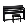 ROLAND F701 DIGITAL PIANO - COAL BLACK WITH STAND