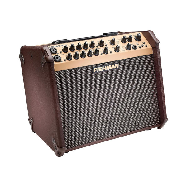 FISHMAN PRO-LBT-600 LOUDBOX ARTIST WITH BLUETOOTH 2-CHANNEL 120-WATT 1X8" ACOUSTIC GUITAR AMP - BROWN