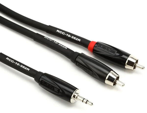ROLAND 10' 3MM TO DUAL RCA