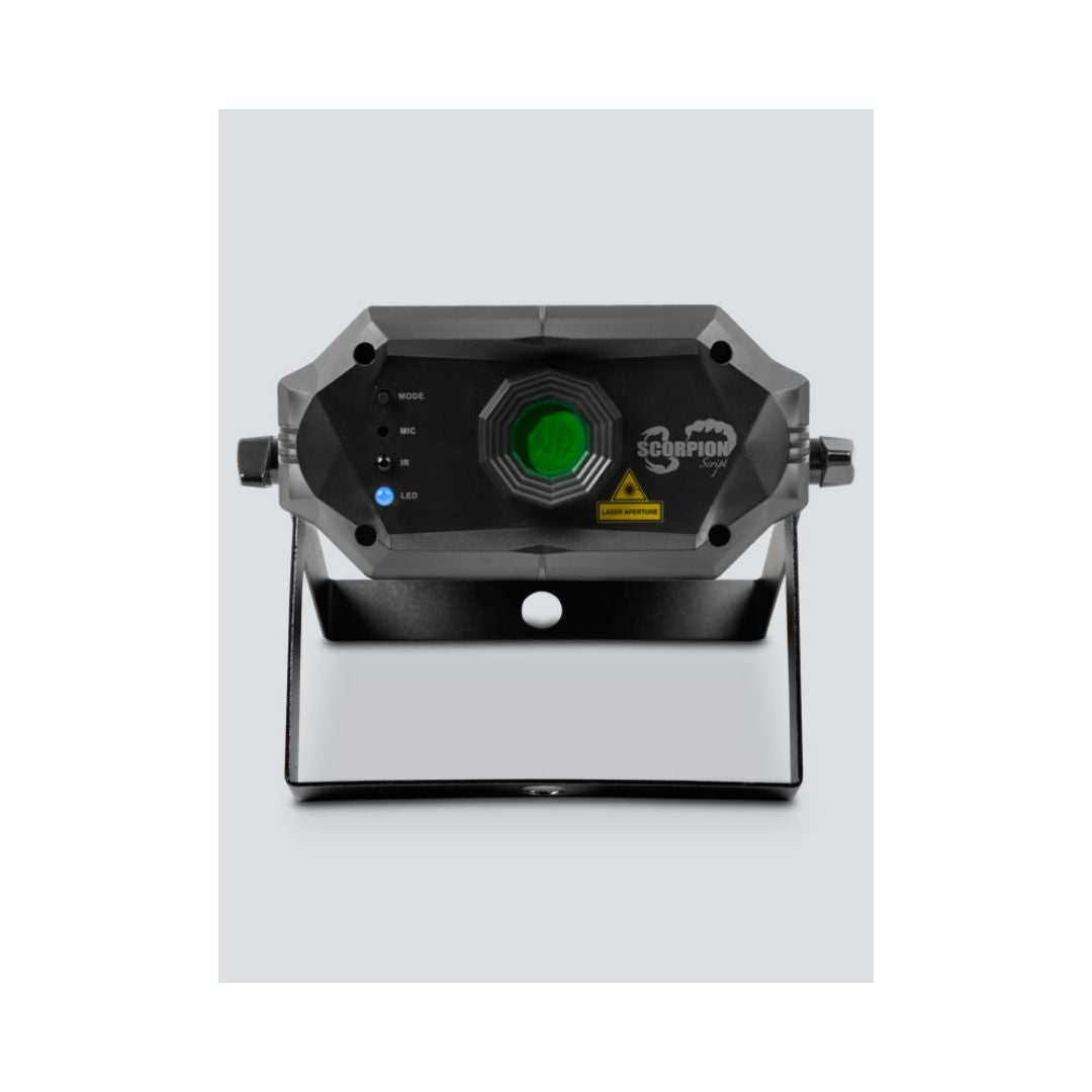 CHAUVET SCORPION SCRIPT COMPACT GREEN LASER EFFECT - BLACK