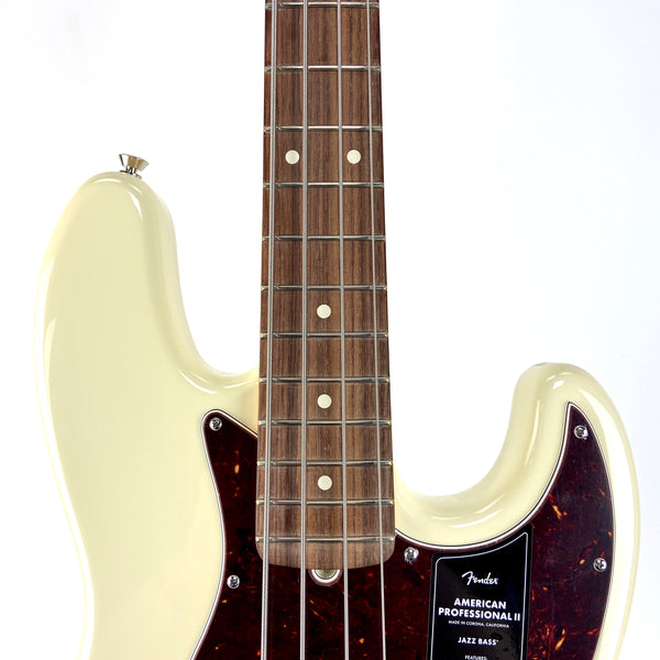 FENDER AMERICAN PROFESSIONAL II JAZZ BASS-OLYMPIC WHITE