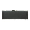 FENDER G&G DELUXE STRAT / TELE HARDSHELL CASE - BLACK WITH ORANGE PLUSH INTERIOR