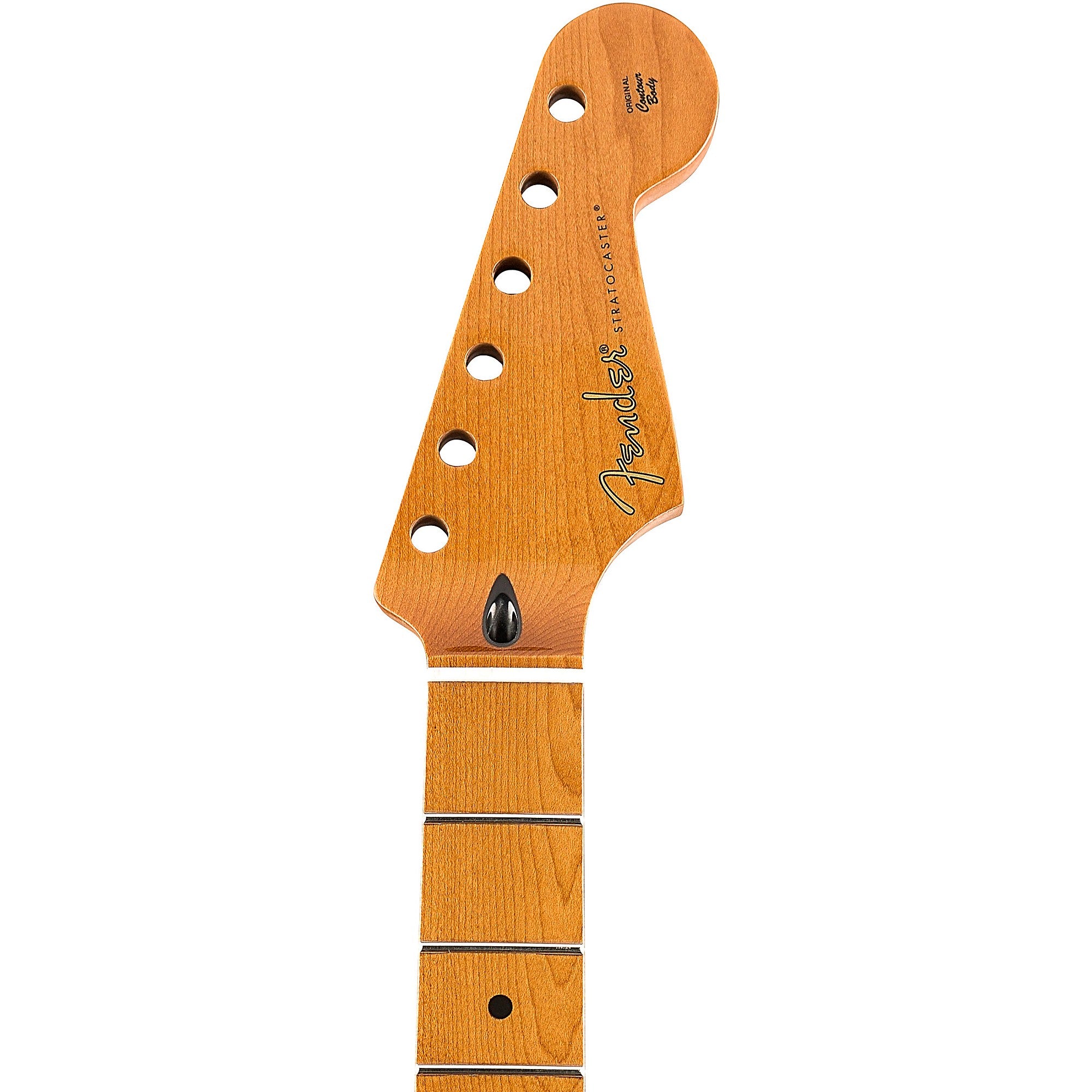 FENDER ROASTED STRATOCASTER NECK FLAT OVAL SHAPE, MAPLE FINGERBOARD