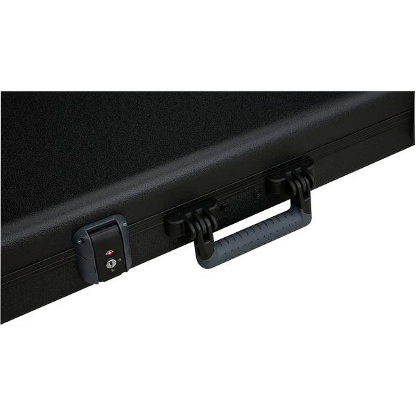 FENDER DELUXE MOLDED ACOUSTASONIC STRATOCASTER / TELECASTER HARDSHELL CASE - BLACK