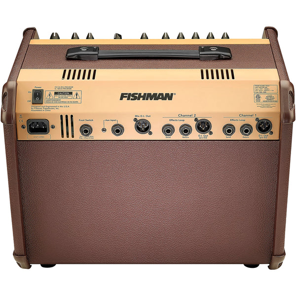 FISHMAN PRO-LBT-600 LOUDBOX ARTIST WITH BLUETOOTH 2-CHANNEL 120-WATT 1X8" ACOUSTIC GUITAR AMP - BROWN