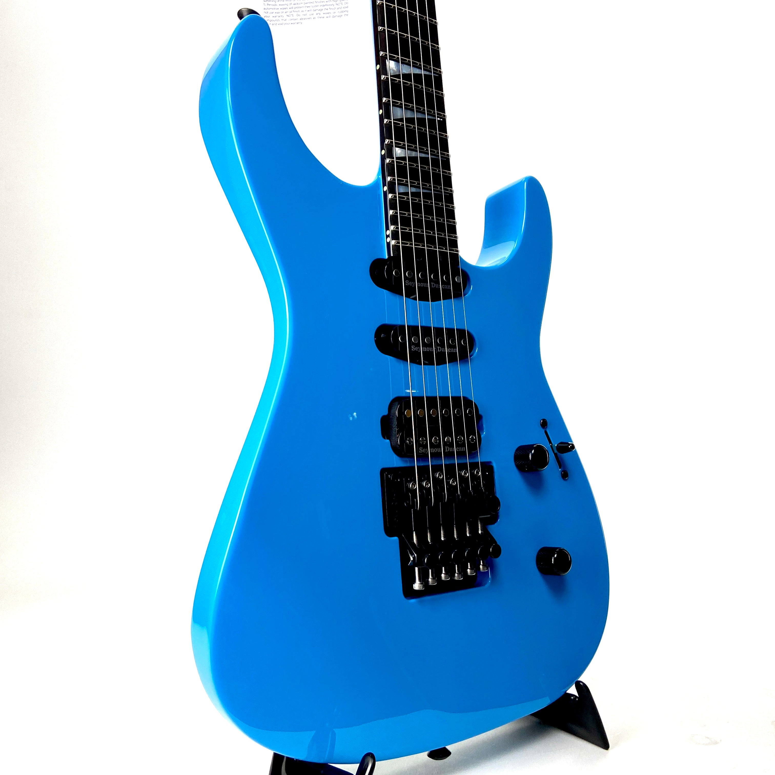 JACKSON AMERICAN SERIES SOLOIST SL3, EBONY FINGERBOARD - RIVIERA BLUE
