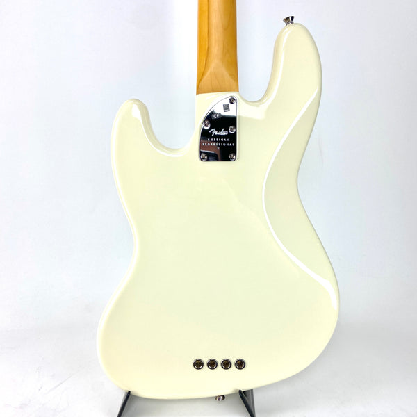 FENDER AMERICAN PROFESSIONAL II JAZZ BASS-OLYMPIC WHITE