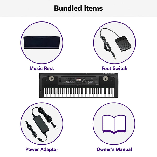 YAMAHA DGX670B 88 WEIGHTED ARRANGER KEYBOARD-BLACK
