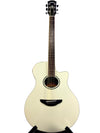 YAMAHA APX600 A/E THIN-LINE CUTAWAY VINTAGE WHITE
