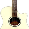 YAMAHA APX600 A/E THIN-LINE CUTAWAY VINTAGE WHITE