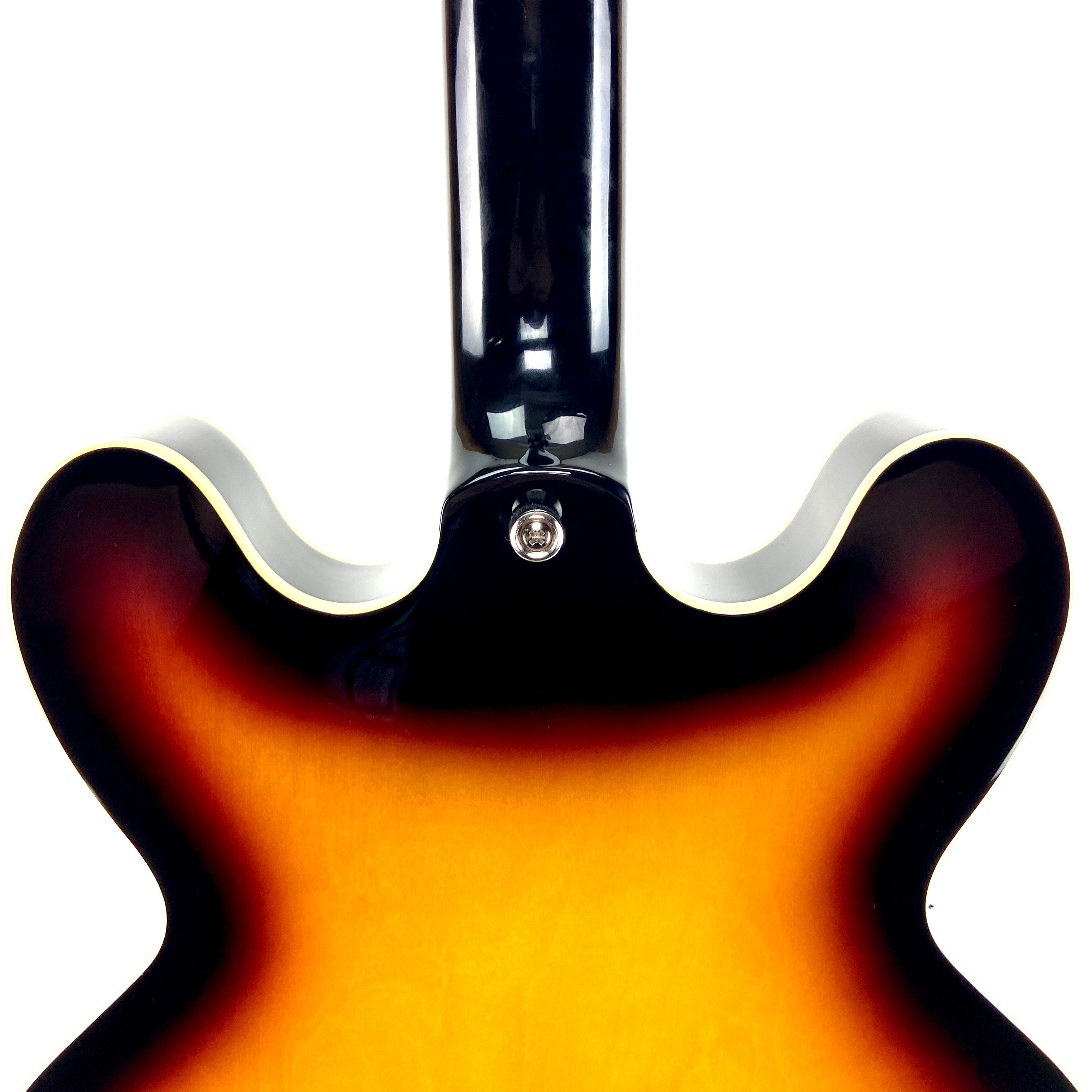 EPIPHONE LIMITED-EDITION CASINO LEFT-HANDED HOLLOWBODY ELECTRIC GUITAR VINTAGE SUNBURST