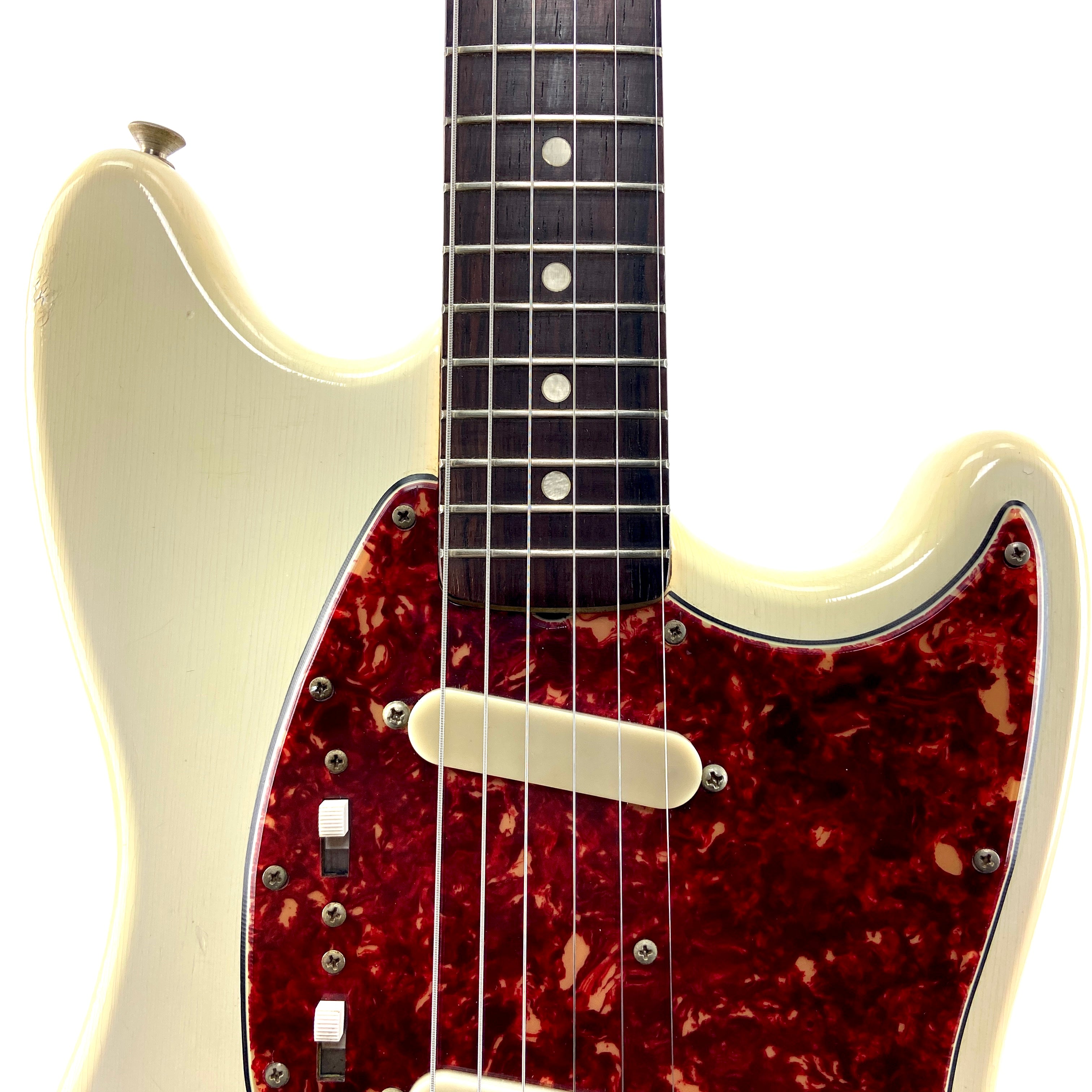 VINTAGE 1965 FENDER DUO SONIC II - OLYMPIC WHITE