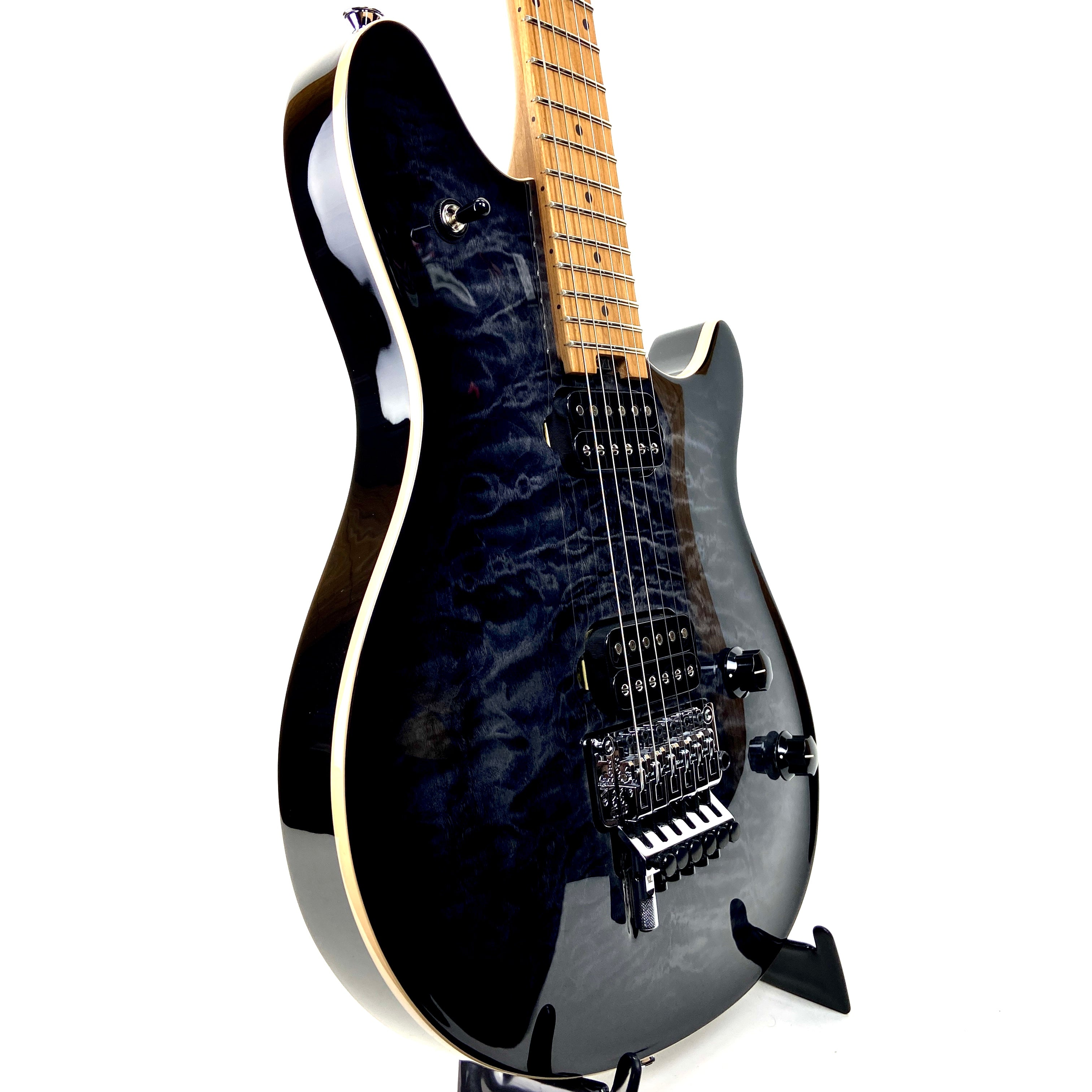 EVH WOLFGANG SPECIAL QM ELECTRIC GUITAR CHARCOAL BURST