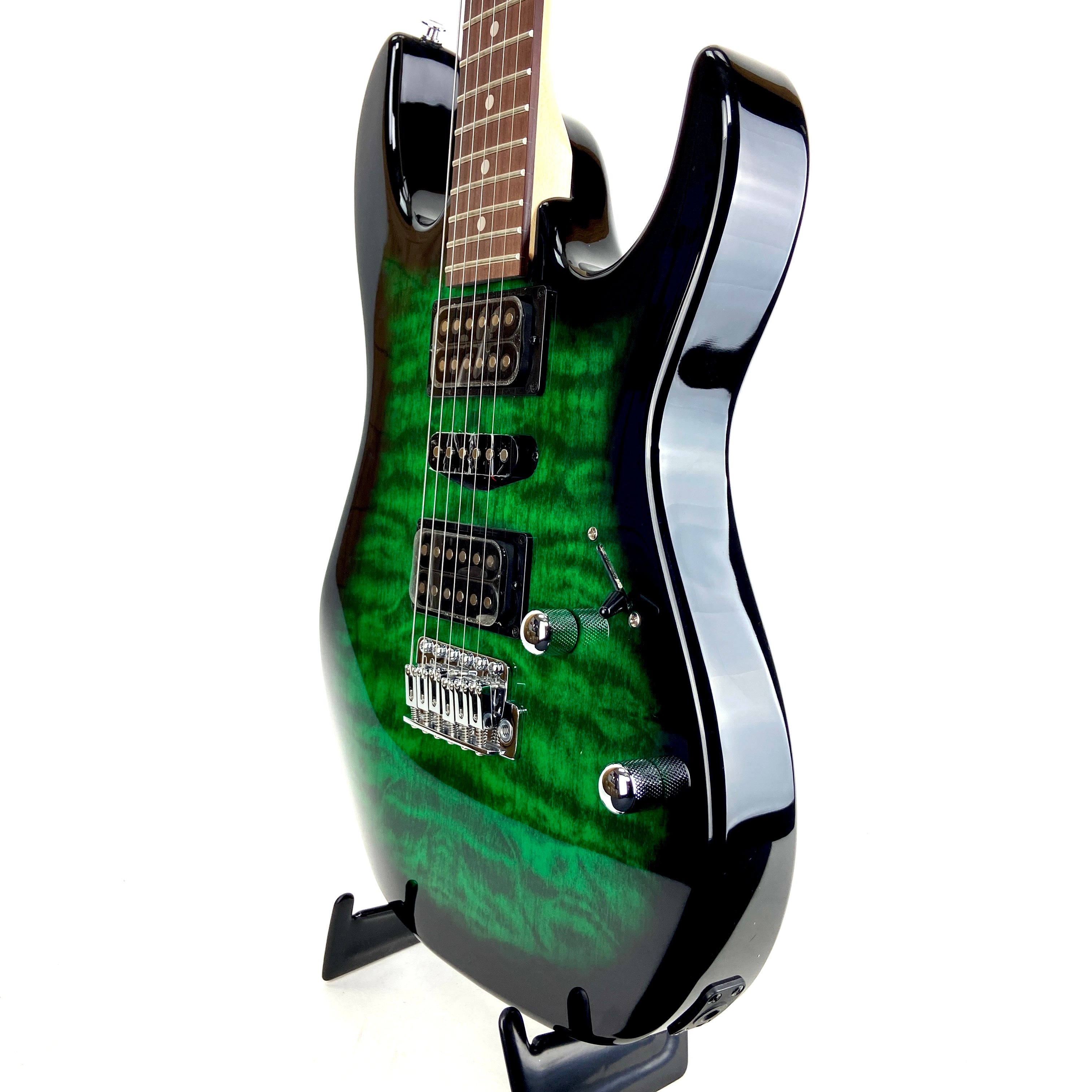 IBANEZ GRX70QA GIO RX SERIES - TRANSPARENT EMERALD BURST