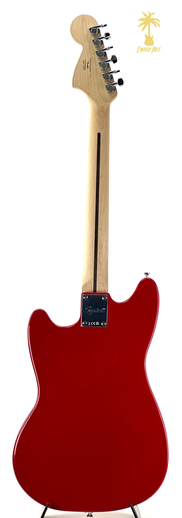 美品 Fender SQUIER SONIC™ MUSTANG Red Squier Sonic Mustang Solidbody Electric Guitar - Torino Red