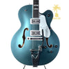 GRETSCH G6136T 140th ANNIVERSARY DOUBLE PLATINUM FALCON - TWO TONE STONE PLATINUM/PURE PLATINUM