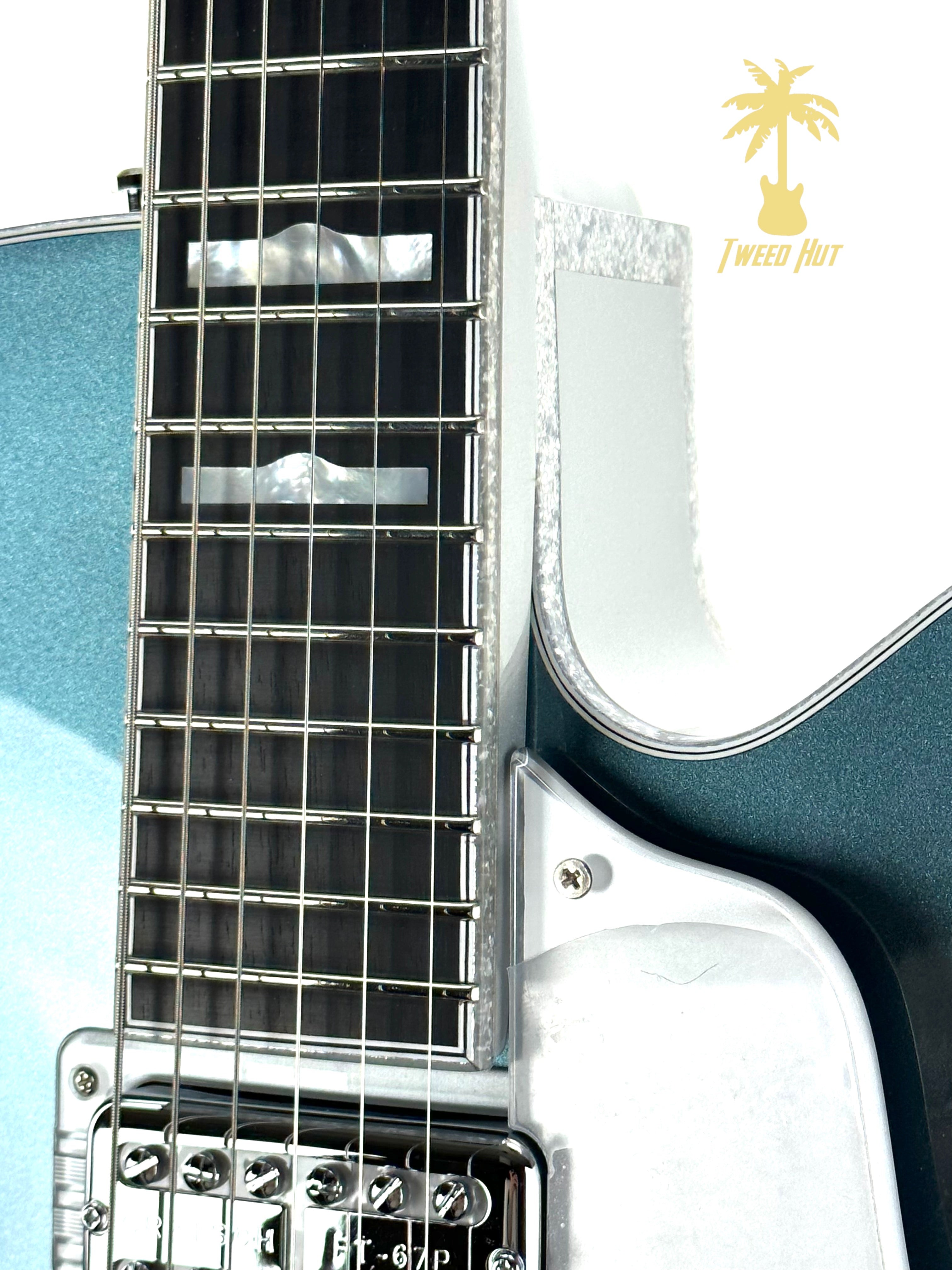 GRETSCH G6136T 140th ANNIVERSARY DOUBLE PLATINUM FALCON - TWO TONE STONE PLATINUM/PURE PLATINUM