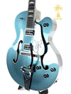 GRETSCH G6136T 140th ANNIVERSARY DOUBLE PLATINUM FALCON - TWO TONE STONE PLATINUM/PURE PLATINUM