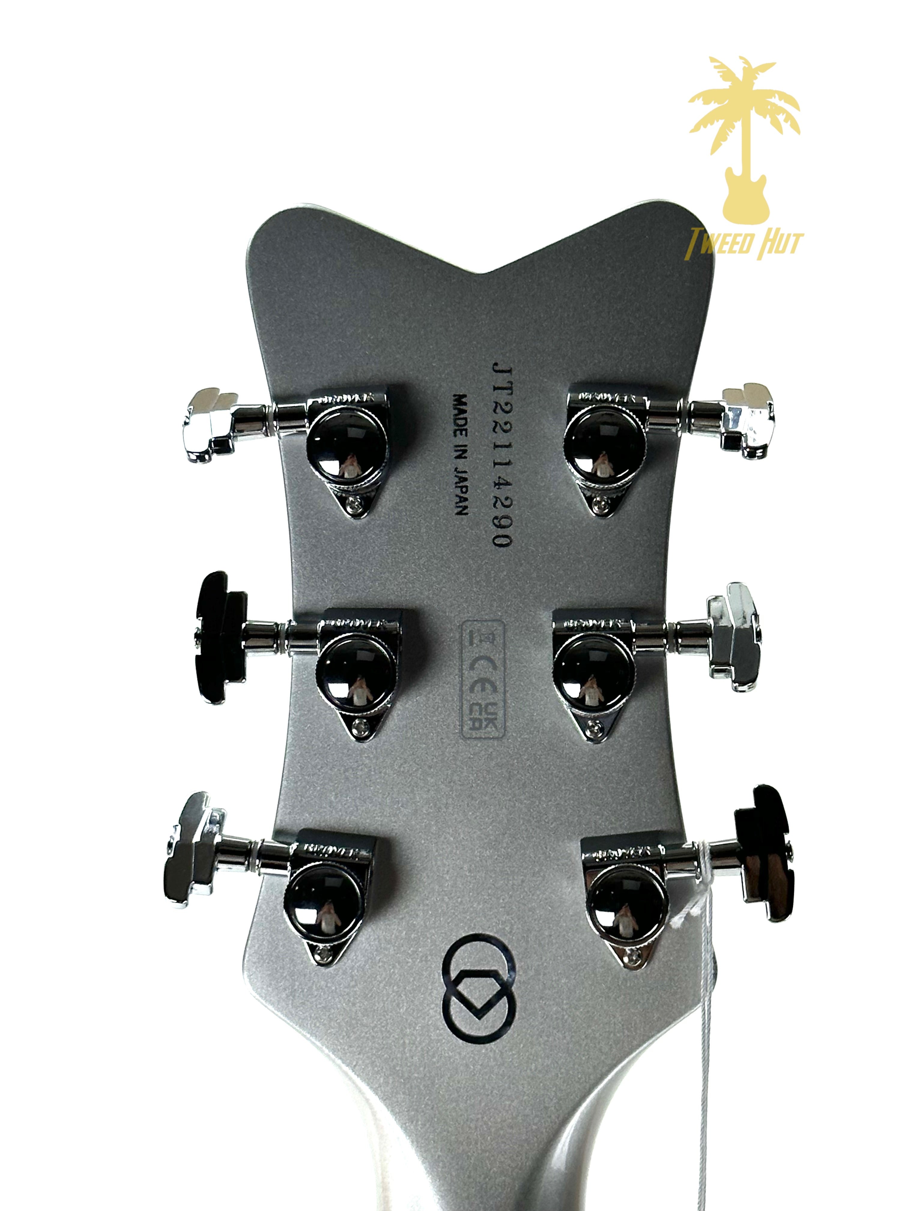 GRETSCH G6136T 140th ANNIVERSARY DOUBLE PLATINUM FALCON - TWO TONE STONE PLATINUM/PURE PLATINUM