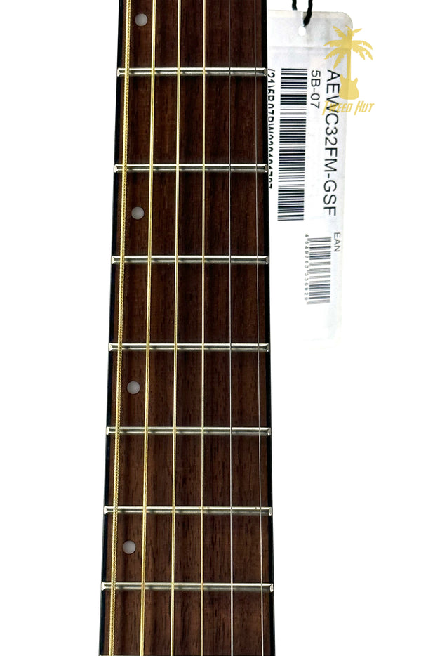 IBANEZ AEWC32FM A/E THINLINE - DARK GREEN SUNSET FADE