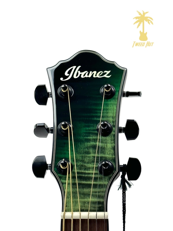 IBANEZ AEWC32FM A/E THINLINE - DARK GREEN SUNSET FADE