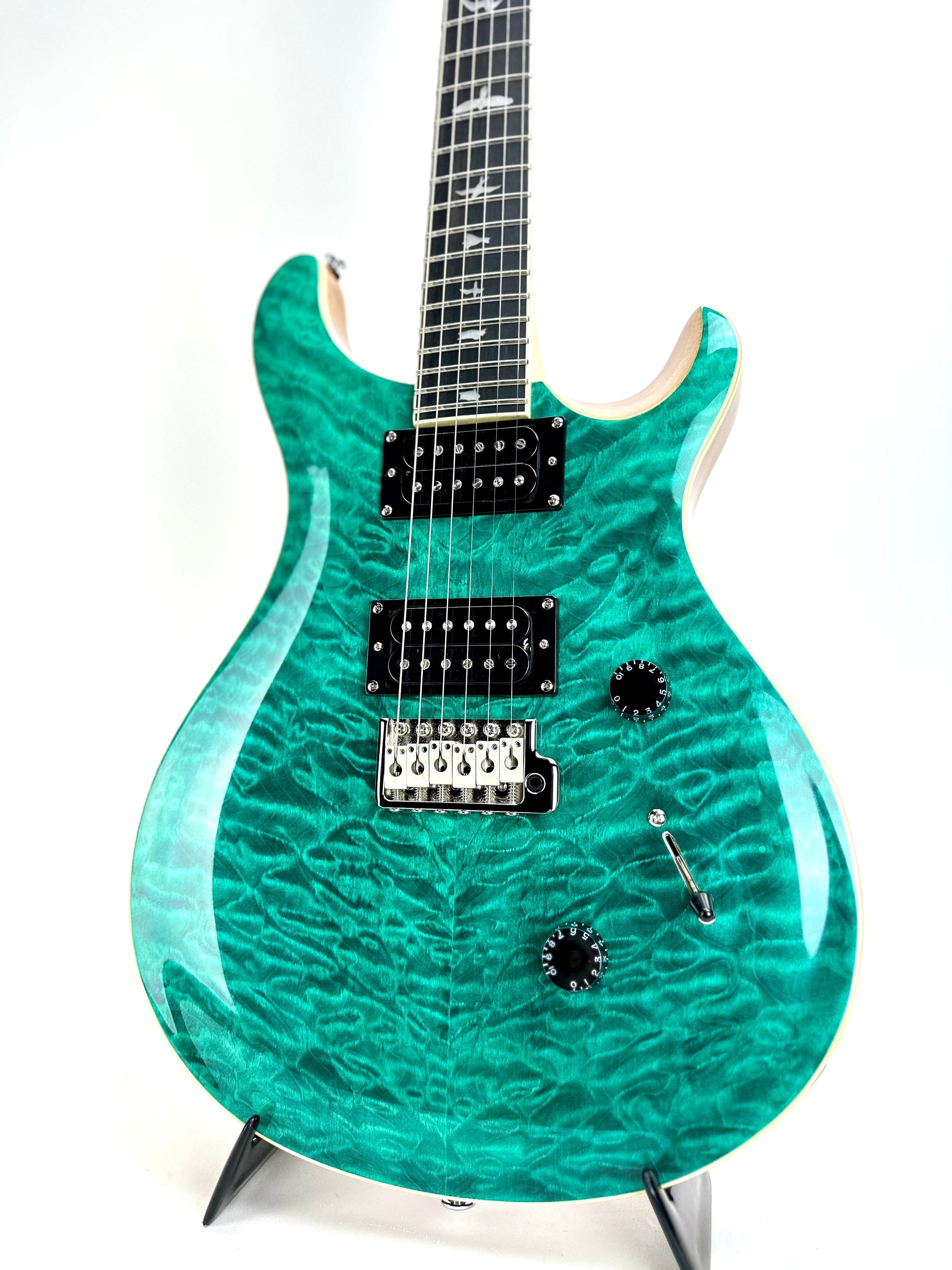 PRS CUSTOM 24 QUILT TURQ