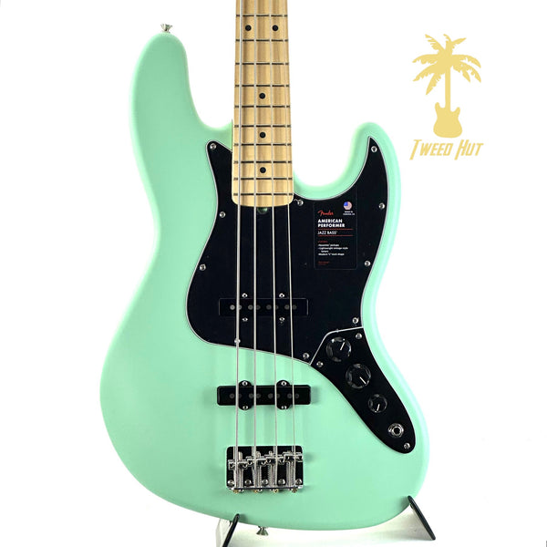 FENDER AMERICAN PERFORMER JAZZ BASS - SEAFOAM GREEN