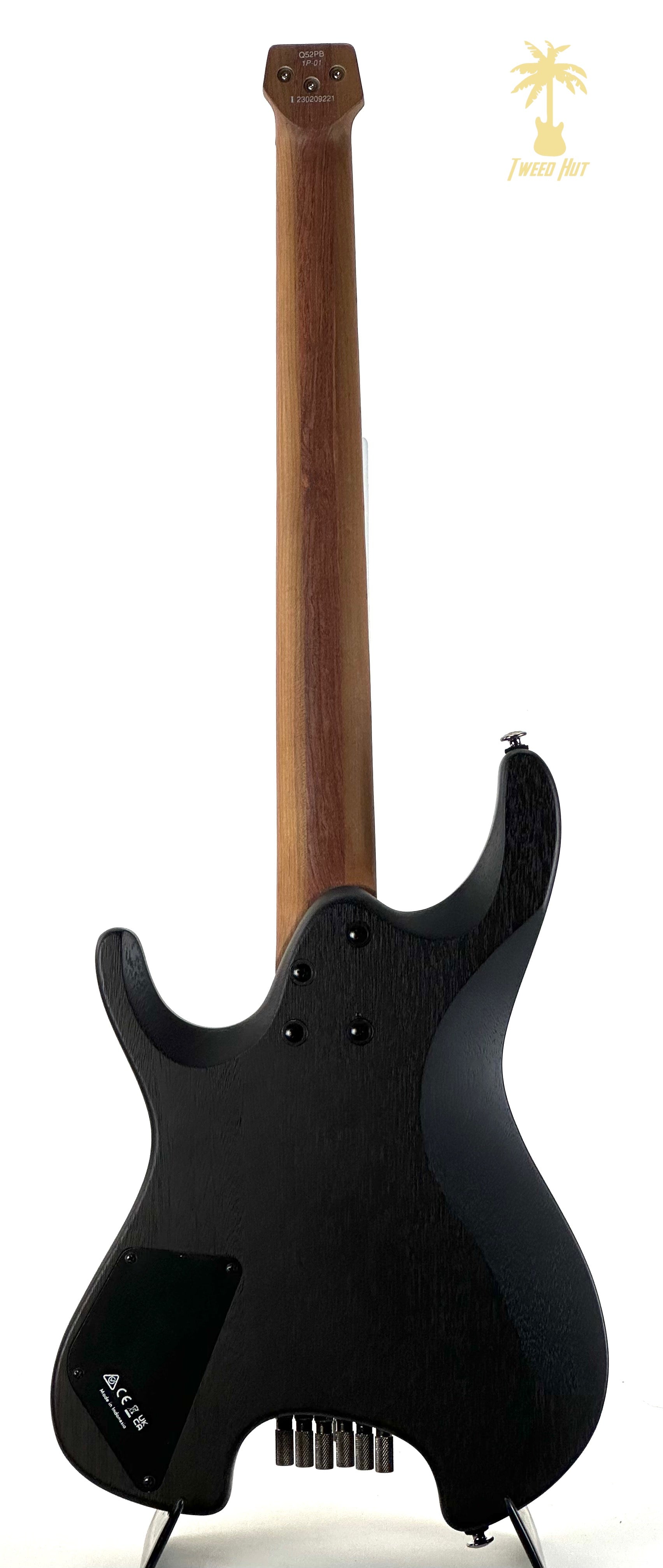 IBANEZ Q52PB HEADLESS GUITAR - BURL NATURAL