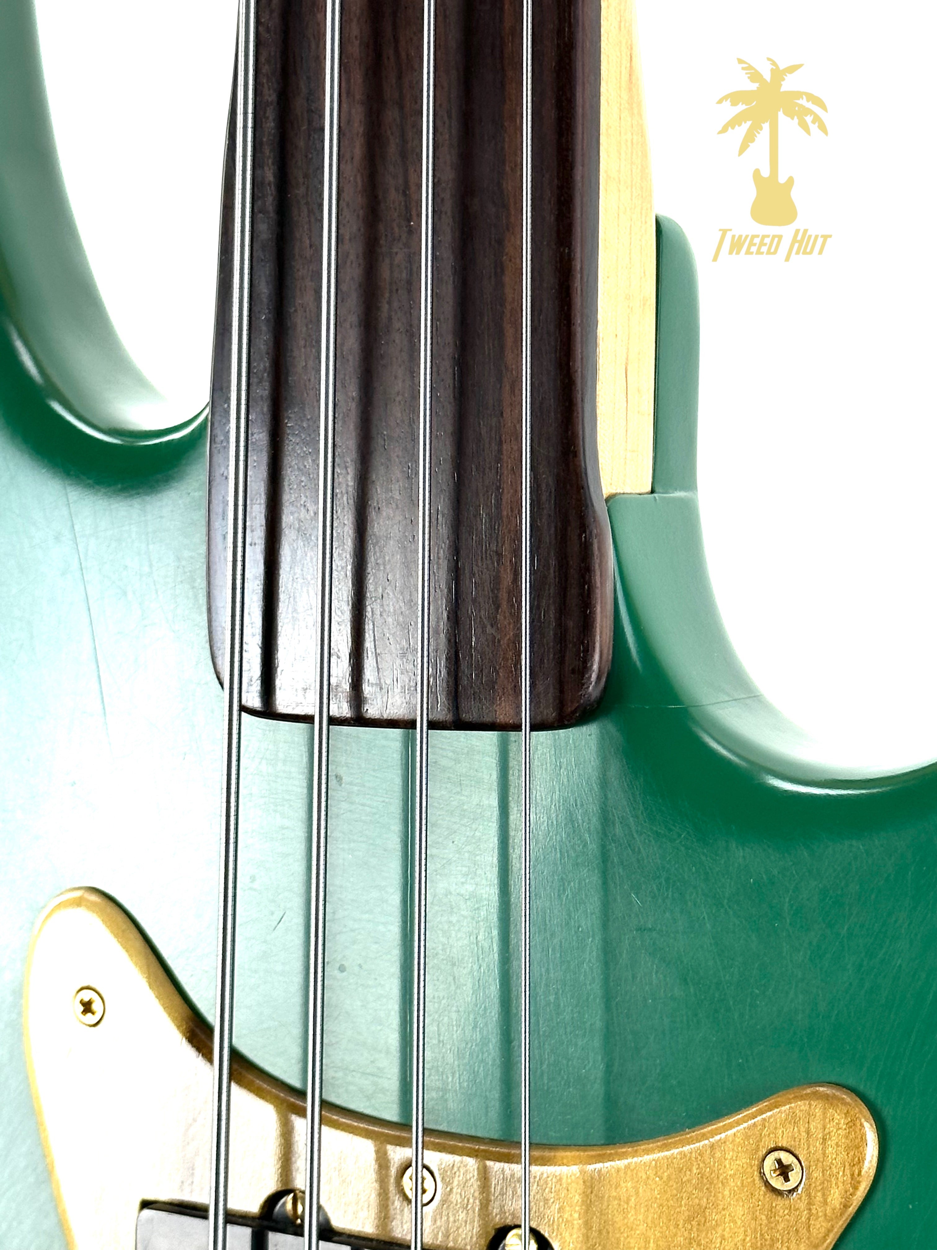 MAUPIN FRETLESS 4 STRING BASS - SEMI-GLOSS GREEN