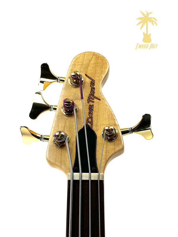 MAUPIN FRETLESS 4 STRING BASS - SEMI-GLOSS GREEN