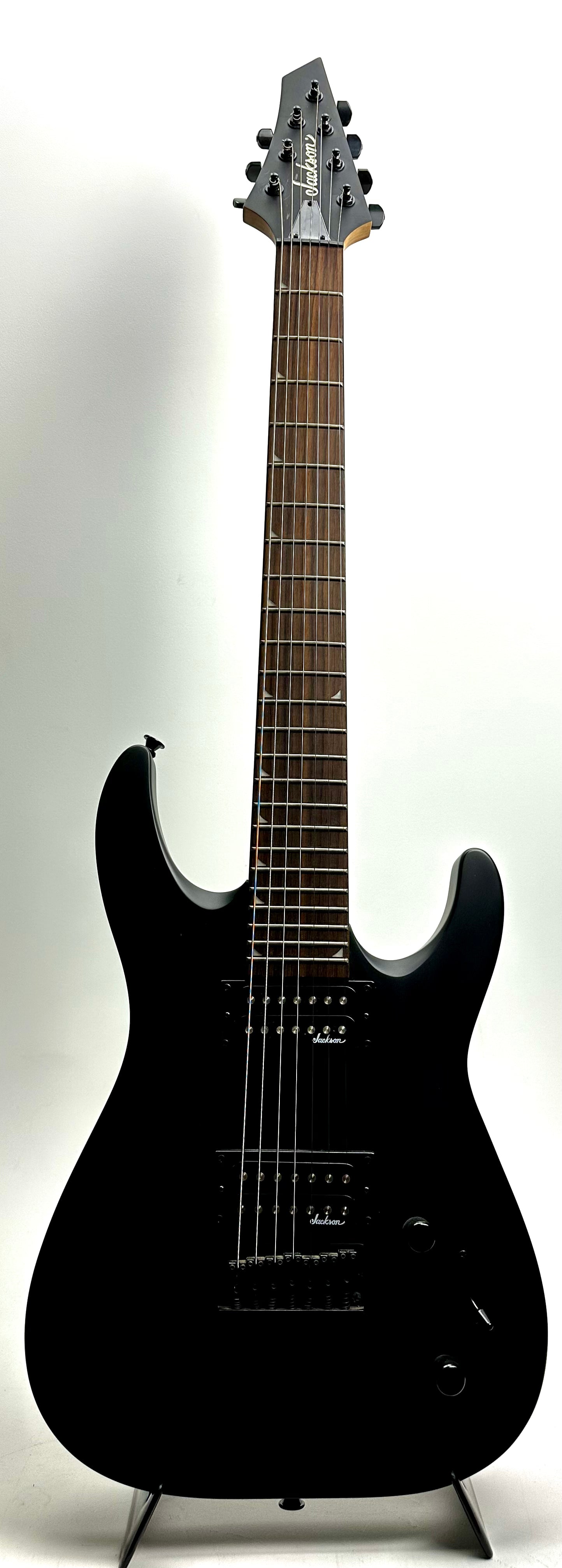 JACKSON JS22-7 BLACK SATIN