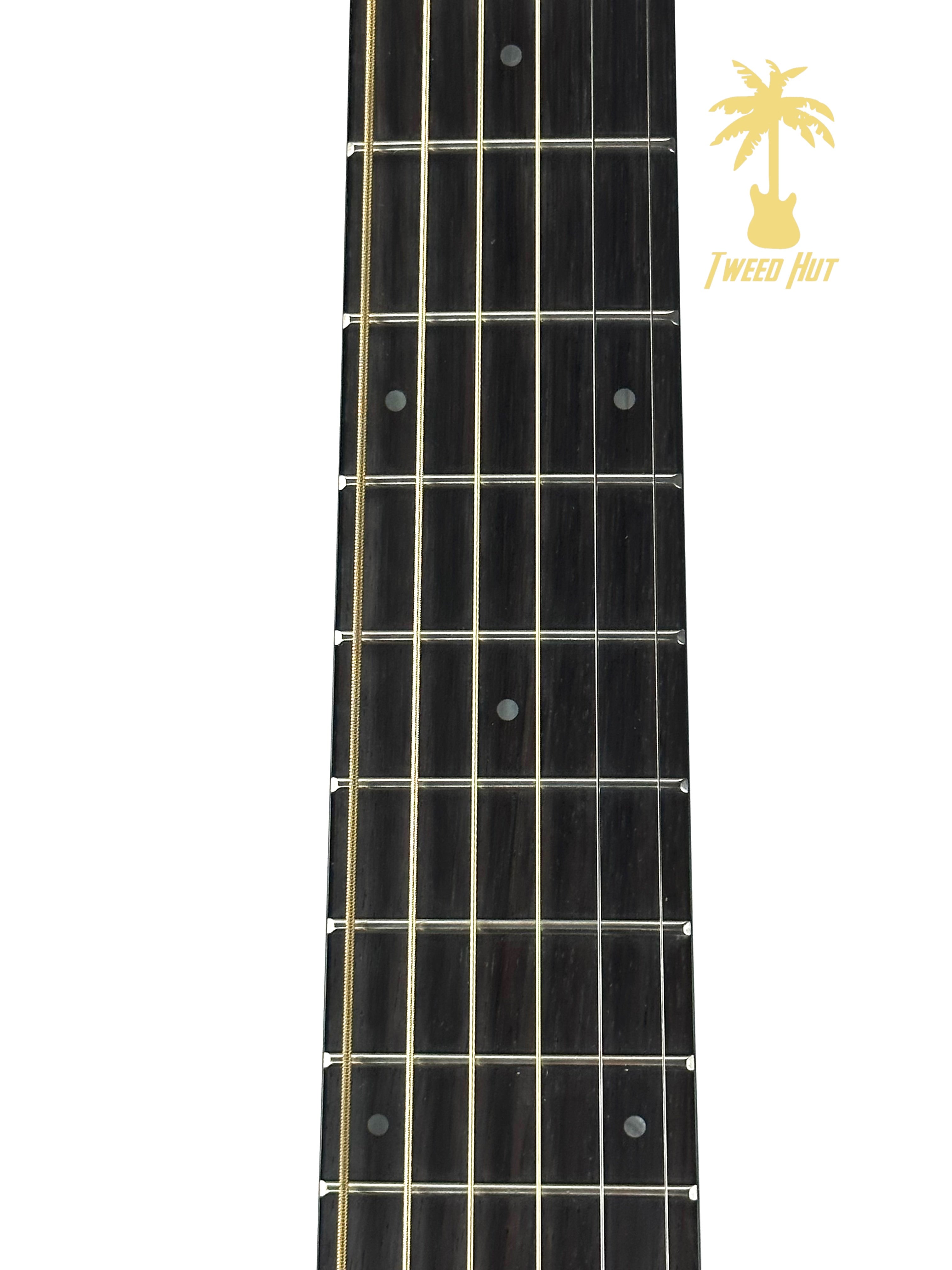 YAMAHA CSF1M PARLOR A/E GUITAR - CRIMSON RED BURST