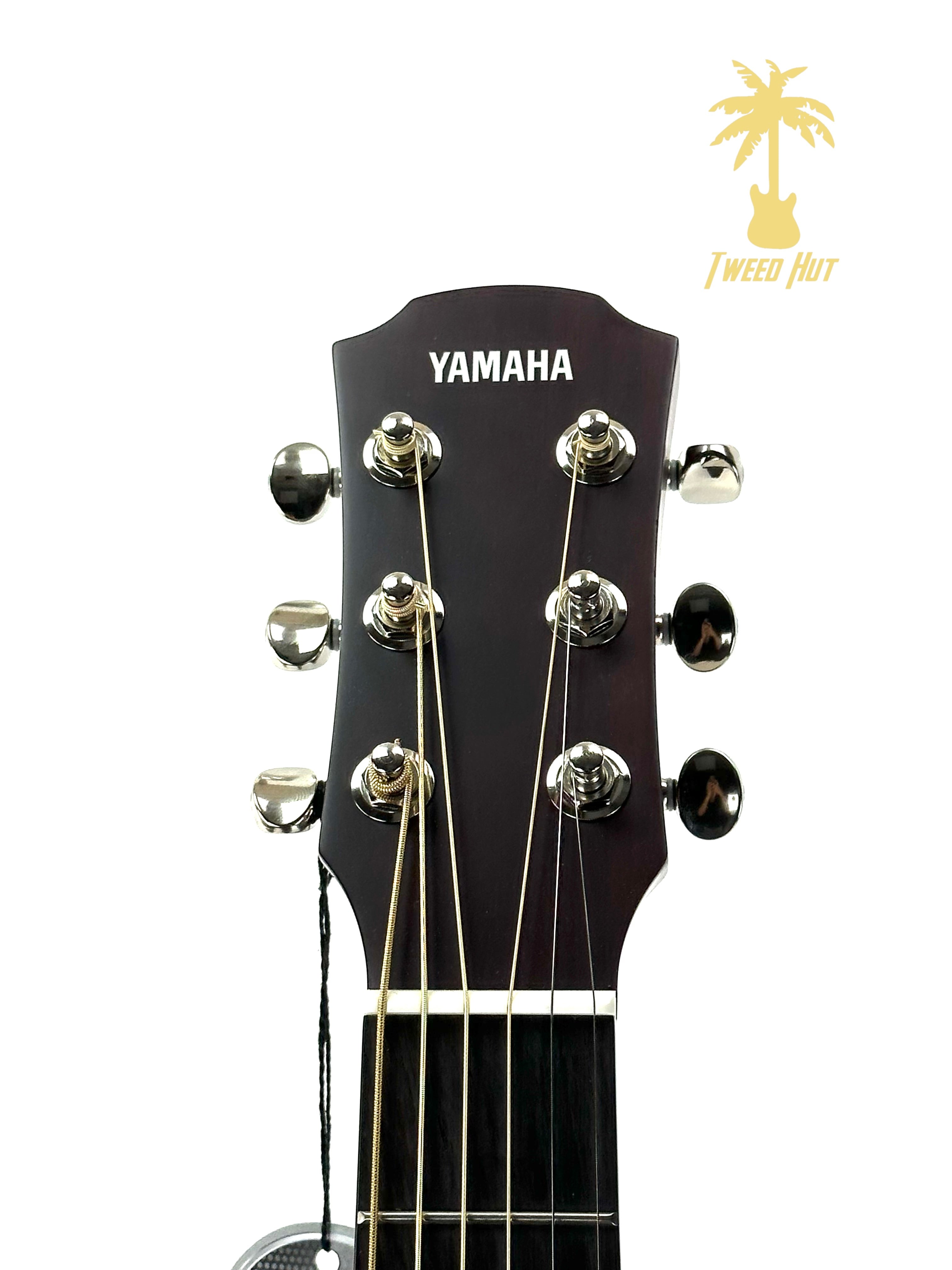 YAMAHA CSF1M PARLOR A/E GUITAR - CRIMSON RED BURST