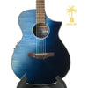 IBANEZ AEWC32FM THINLINE ACOUSTIC-ELECTRIC GUITAR INDIGO SUNSET FADE