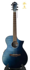 IBANEZ AEWC32FM THINLINE ACOUSTIC-ELECTRIC GUITAR INDIGO SUNSET FADE