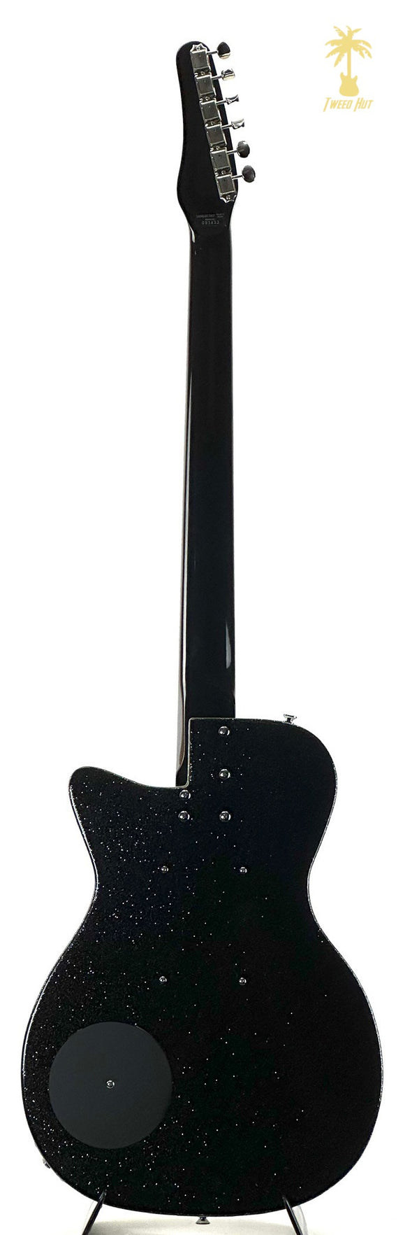 PRE-OWNED DANELECTRO 56 BARITONE - BLACK SPARKLE