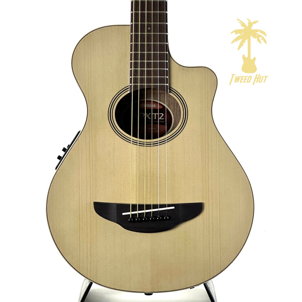 YAMAHA APXT2 3/4 THINLINE ACOUSTIC-ELECTRIC CUTAWAY GUITAR NATURAL
