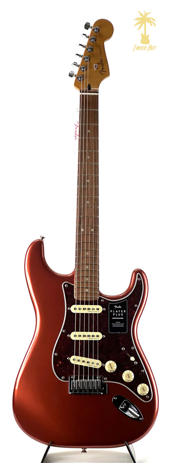 FENDER PLAYER PLUS STRATOCASTER-CANDY APPLE RED