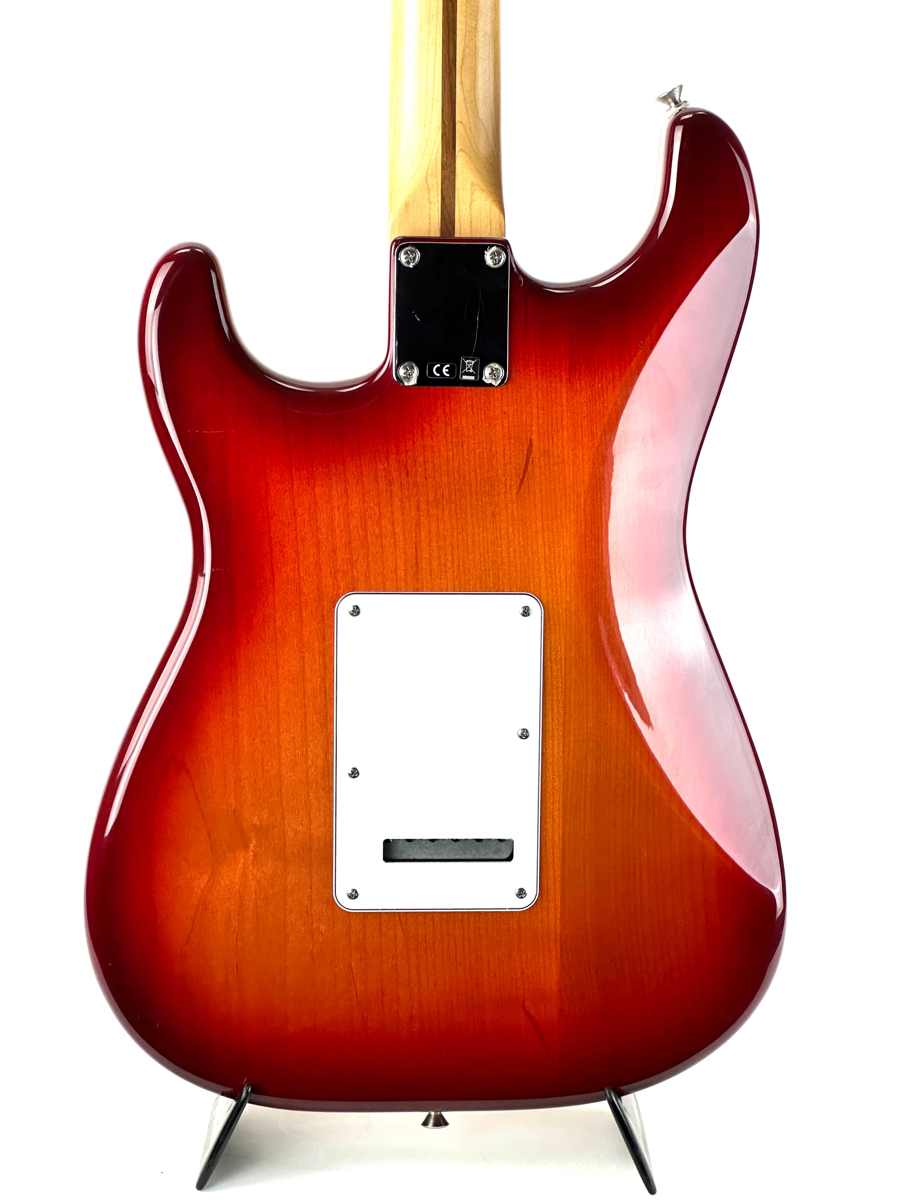PRE-OWNED FENDER STRAT PLUS TOP - AGED CHERRY SUNBURST
