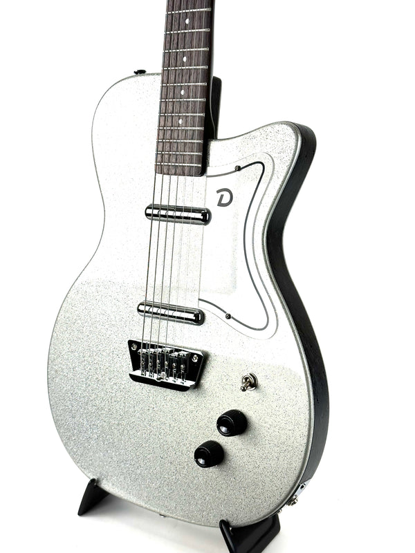 DANELECTRO 56 BARITONE - SILVER METALLIC FLAKE