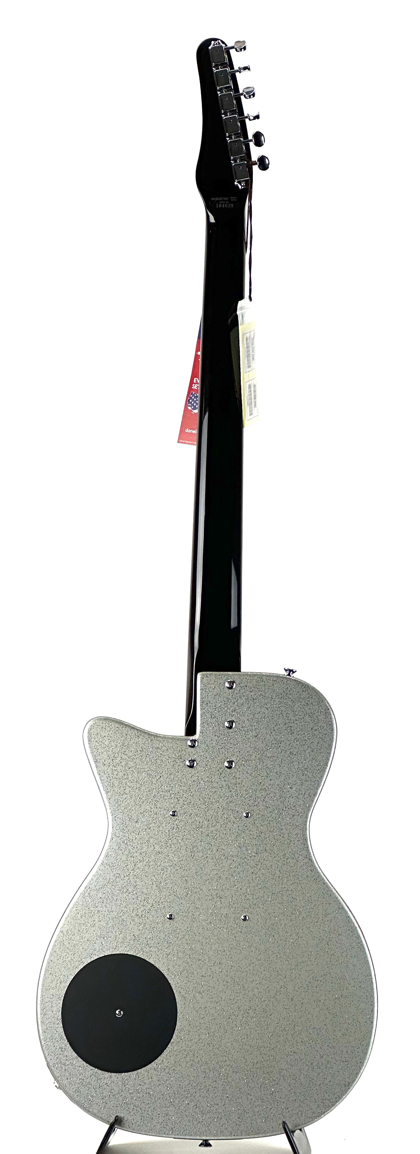 DANELECTRO 56 BARITONE - SILVER METALLIC FLAKE