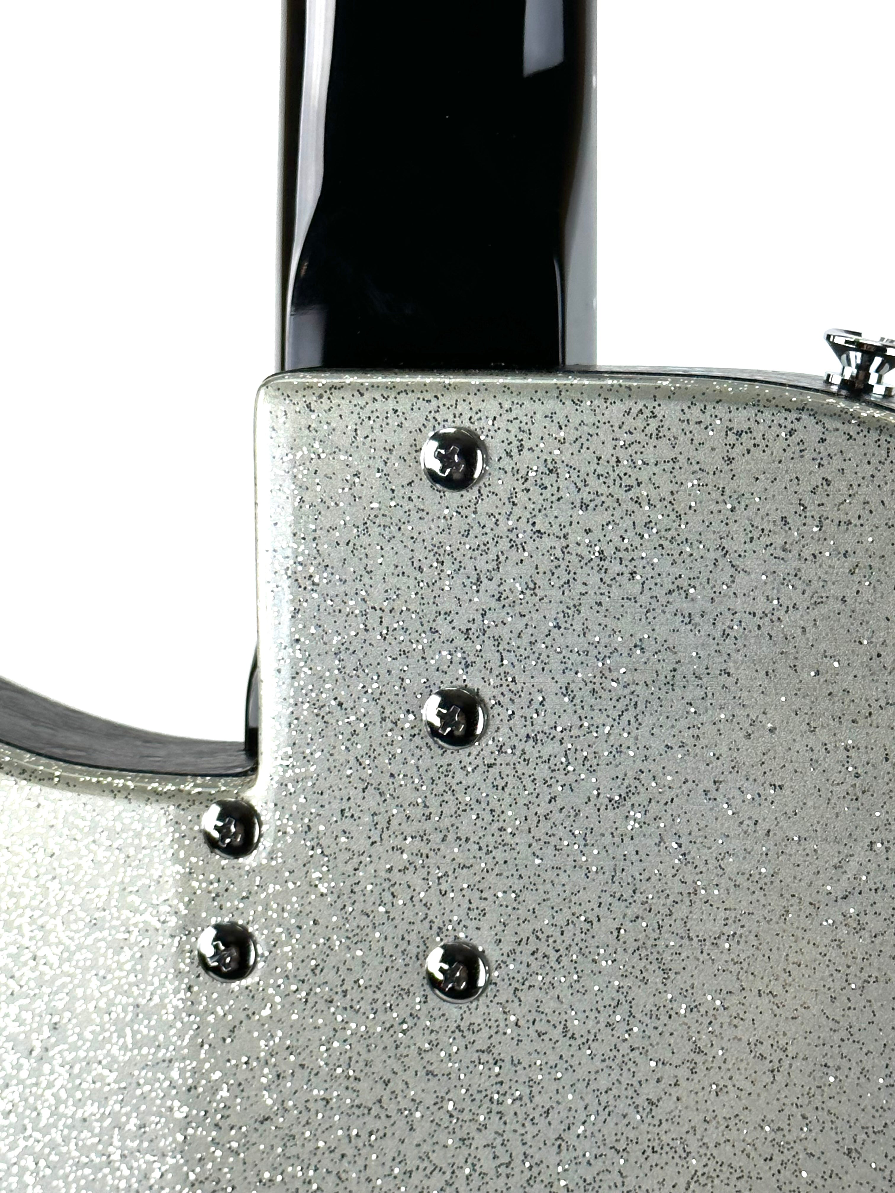 DANELECTRO 56 BARITONE - SILVER METALLIC FLAKE