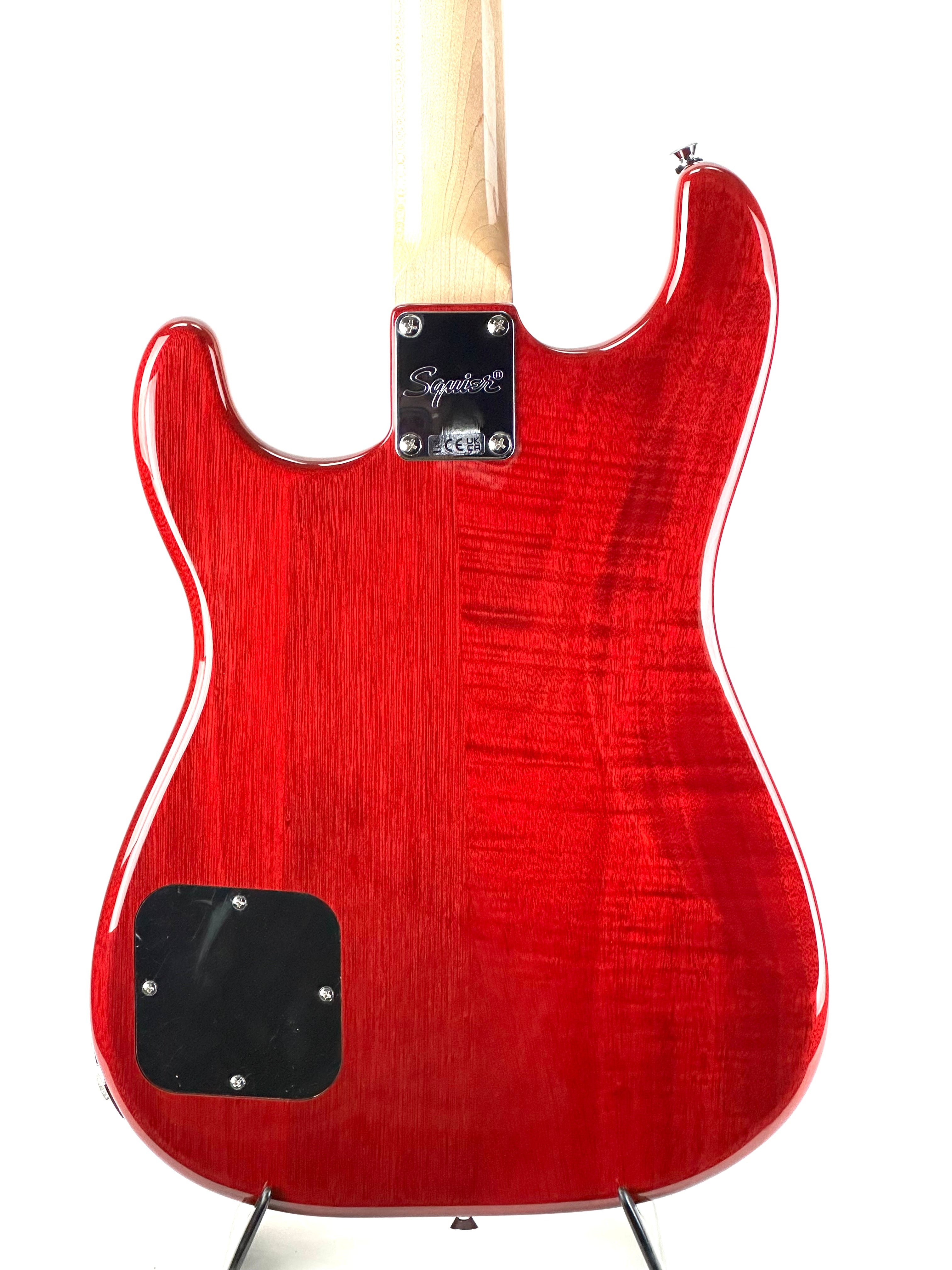 SQUIER PARANORMAL STRATOSONIC - CRIMSON RED TRANSPARENT
