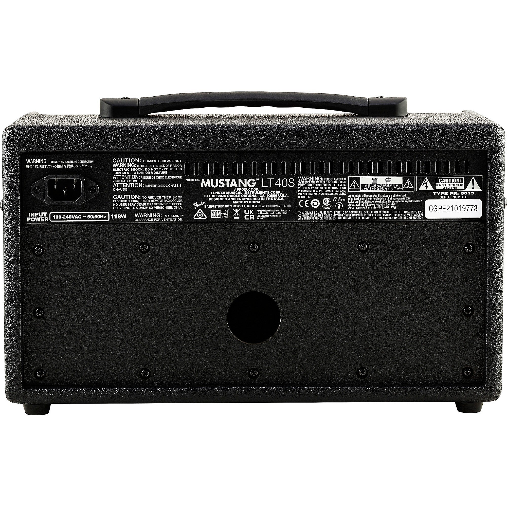 FENDER MUSTANG LT40 40 WATT 2x4 MODELING AMP
