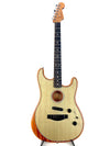 FENDER AMERICAN ACOUSTASONIC STRATACOUSTIC 2020-TRANSPARENT SONIC BLUE