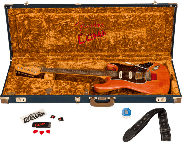 FENDER MICHAEL LANDAU COMA STRATOCASTER - COMA RED