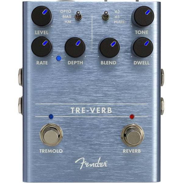 FENDER TRE-VERB REVERB/TREMOLO PEDAL