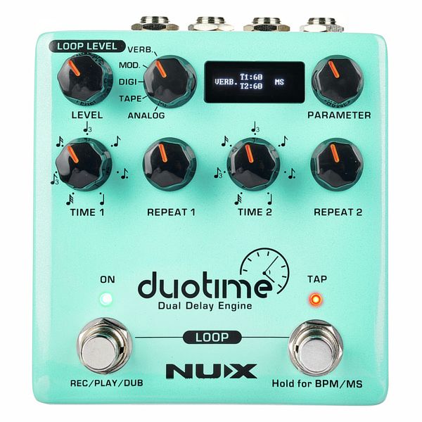 NUX DUAL TIME DELAY PEDAL